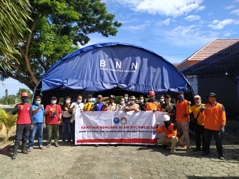 BNNP Sulbar dirikan Tenda Darurat untuk dapat melayani masyarakat