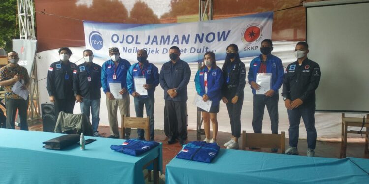 SKKP dan Revo Adakan Peluncuran Program Ojol Gesits Untuk UMKM Indonesia