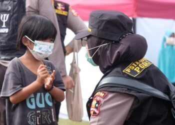 Pulihkan Psikis Korban Gempa, Polda Sulbar dan SSDM Polri Gelar Trauma Healing di Tenda Pengungsian