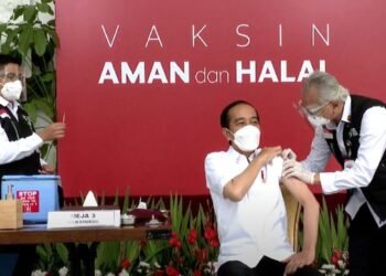 Jokowi Penerima Suntikan Dosis Pertama Vaksin Virus Corona