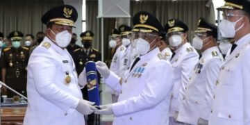 Gubernur Lampung Lantik Nanang-Pandu Sebagai Bupati dan Wakil Bupati Lamsel Periode 2021-2026