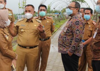 Bupati Nanang Ermanto Kenalkan Kebun Wisata Edukasi Kepada Para Pejabat Pemprov Lampung