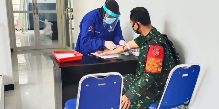 Menjelang Divaksin, Dandim 1509/Labuha Bersama Forkopimda Halsel Laksanakan Medical Check Up