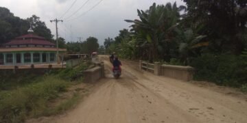 Akibat Dilintasi Truk Over Kapasitas, Titi Bombongan di Simalungun Dikuatirkan Akan Ambruk