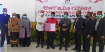 KPU Tetapkan Nanang-Pandu Sebagai Bupati dan Wakil Bupati Lampung Selatan Terpilih