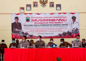 Plh Bupati Buka Musrenbang, Kecamatan Sidomulyo Akan Peroleh Rp 30 Milyar