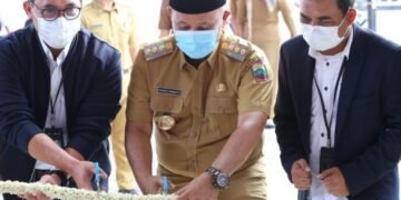 Hari Pertama Kerja, Nanang Resmikan Gedung Baru BRI Cabang Kalianda
