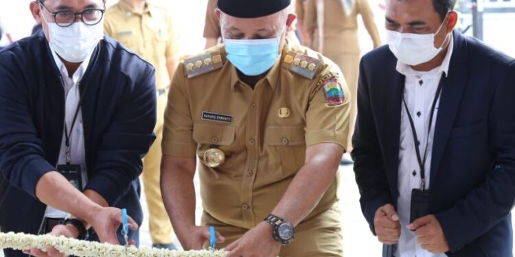 Hari Pertama Kerja, Nanang Resmikan Gedung Baru BRI Cabang Kalianda