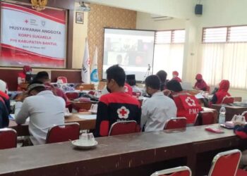 KSR PMI Kabupaten Bantul Laksanakan Musyawarah Anggota dan Pemilihan Pengurus