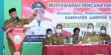 Pemkab Lamsel Kucurkan Anggaran Pembangunan Kecamatan Jati Agung Sebesar Rp46 Milyar