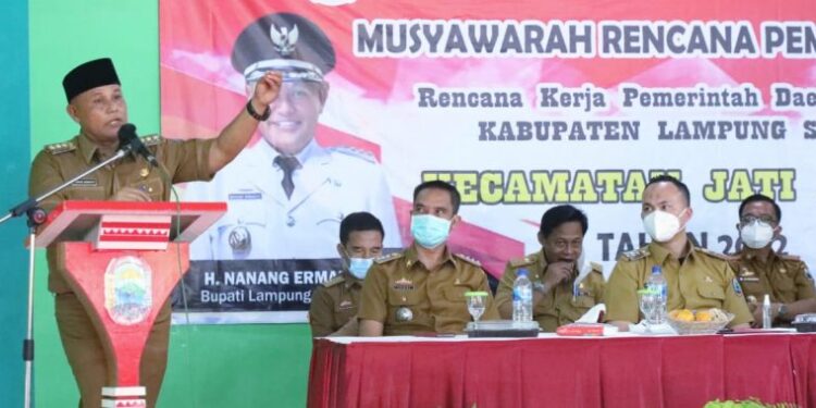 Pemkab Lamsel Kucurkan Anggaran Pembangunan Kecamatan Jati Agung Sebesar Rp46 Milyar