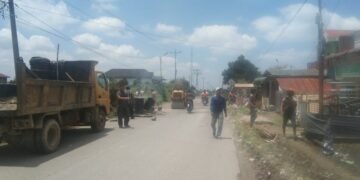 Selama Ini Dikeluhkan Warga, Jalan Rusak Desa Tangkulen Kini Telah Diaspal Pemkab Karo
