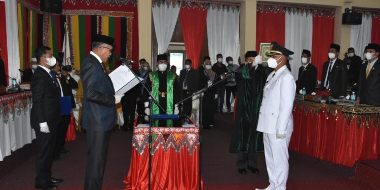 Gubernur Aceh Lantik Dailami Jadi Wakil Bupati Bener Meriah