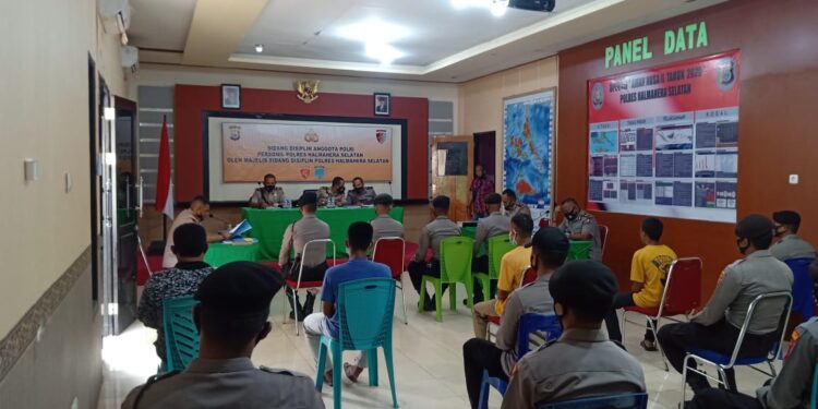 Propam Polres Halsel Tindak Tegas 9 Personil Diduga Melanggar Kode Etik Profesi Polri