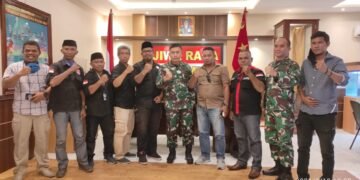 Danrem/152 Babullah Brigjen Imam Sampurno Terima Audensi FPII Maluku Utara
