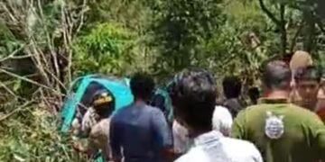 Minibus Rombongan Pelancong dari Langsa Jatuh ke Jurang di Pantan Terong, Dua Meninggal