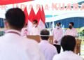 Danrem 152/Babullah Dampingi Pangdam XVI/Pattimura Sambut Kunker Presiden RI di Wilayah Maluku Utara