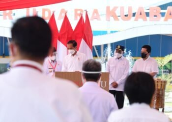 Danrem 152/Babullah Dampingi Pangdam XVI/Pattimura Sambut Kunker Presiden RI di Wilayah Maluku Utara