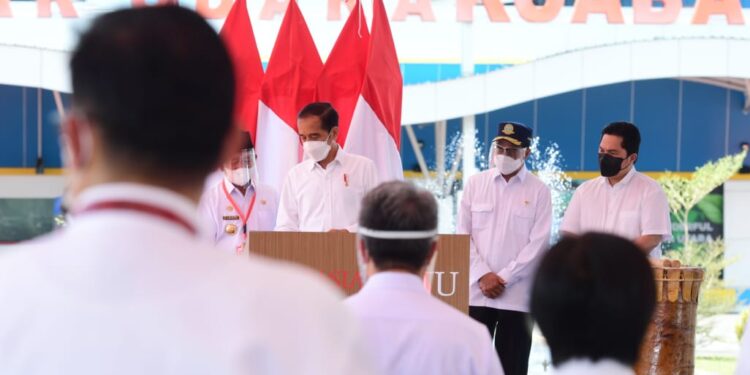 Danrem 152/Babullah Dampingi Pangdam XVI/Pattimura Sambut Kunker Presiden RI di Wilayah Maluku Utara