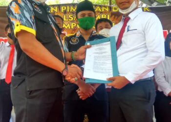 M Ridwan SH Dikukuhkan Sebagai Ketua Biro Hukum GMBI Lampung Selatan