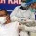Pejabat dan ASN di Sekretariat Daerah Pemkab Lamsel Jalani Vaksinasi Covid-19