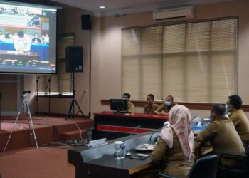 Bupati Lamsel Serahkan Laporan Keuangan Unaudited TA 2020 Kepada BPK RI