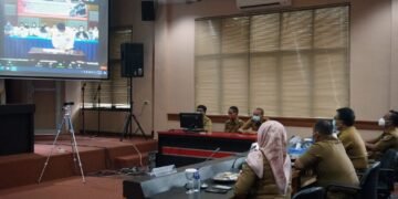 Bupati Lamsel Serahkan Laporan Keuangan Unaudited TA 2020 Kepada BPK RI