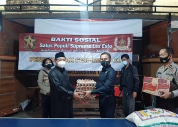 Lagi, Serdik Sespimmen Polri ke-61 Bagi-bagi Sembako ke Pondok Pesantren dan Panti Jompo
