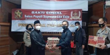Lagi, Serdik Sespimmen Polri ke-61 Bagi-bagi Sembako ke Pondok Pesantren dan Panti Jompo