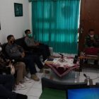 Kapenrem 072/PMK Mayor CZI Agus Sriyanta terlihat saat mengikuti pelatihan Public Relation secara Virtual yang dipimpin langsung Kabid Humas Polda DIY Kombes Pol Yuliyanto