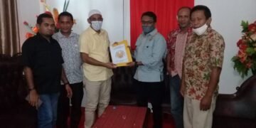 Lempeng Busantara Sambangi DPRD Minta Perdakan Nama Aset dan Jalan di Halsel