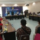 Suasana rapat di kantor BBWS-SO saat berlangsung penyampaian aspirasi warga desa Wadas menagih janji penolakan pertambangan di desa mereka