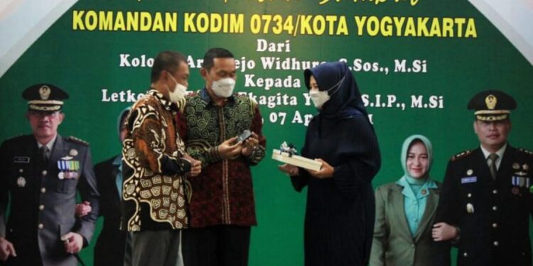 Pisah Sambut Dandim 0734/Kota Yogyakarta Dilaksanakan Sederhana dan Penuh Kekeluargaan