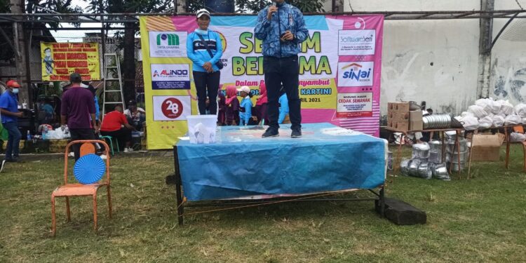 Jaga Imun Warga, Perwosi Kemantren Tegalrejo Gelar Senam Setiap Minggu Pagi