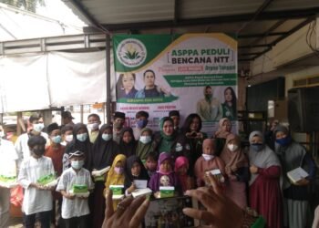 Jelang Bulan Suci Ramadan, ASPPA Santuni 205 Anak Yatim Piatu Tiga Yayasan Panti Sosial