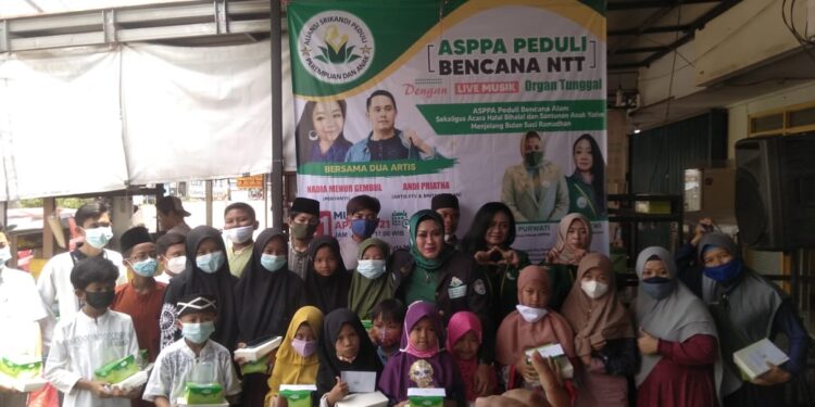 Jelang Bulan Suci Ramadan, ASPPA Santuni 205 Anak Yatim Piatu Tiga Yayasan Panti Sosial