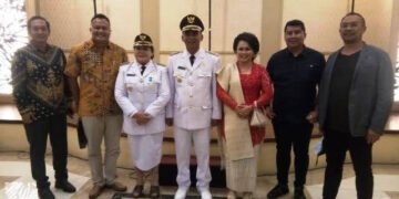 Bupati dan Wakil Bupati Karo Dilantik di Rumah Dinas Gubsu