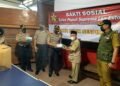 Peserta Didik Sespimmen Angkatan 61 Serahkan 7.000 Masker Untuk Kecamatan Lembang
