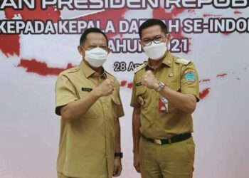 Bupati Minahasa Utara Ikut Rakor Bersama Jokowi di Kantor Mendagri
