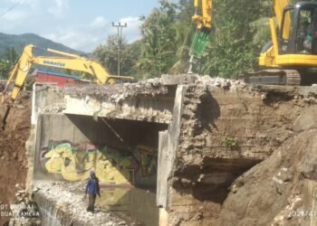 Jembatan Kenet yang Menghubungkan Kabupaten Bantul Dengan Gunungkidul Mulai Dikerjakan