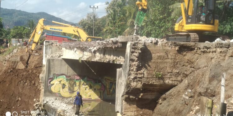 Jembatan Kenet yang Menghubungkan Kabupaten Bantul Dengan Gunungkidul Mulai Dikerjakan