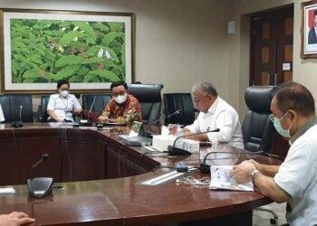 Walikota Bitung Ikuti Rakor Sektor Infrastruktur dan Perikanan di Kantor Staf Presiden