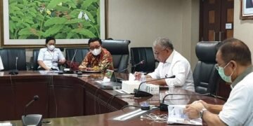 Walikota Bitung Ikuti Rakor Sektor Infrastruktur dan Perikanan di Kantor Staf Presiden