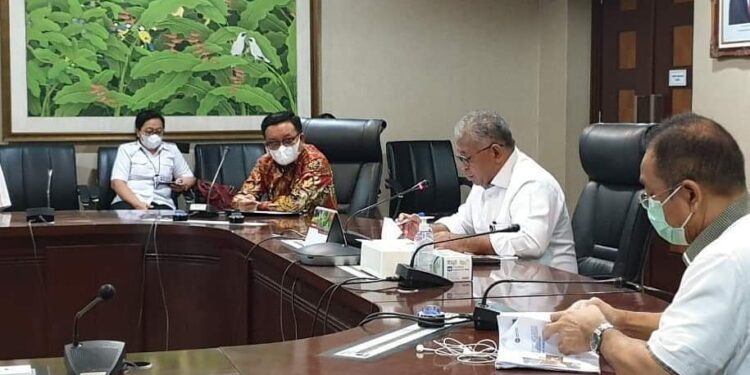 Walikota Bitung Ikuti Rakor Sektor Infrastruktur dan Perikanan di Kantor Staf Presiden