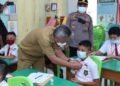 Bupati Franky Kunjungi SD Mater Dei dan SD Negeri 2 Amurang