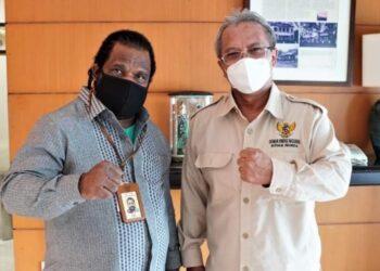 Anggota DEN Agus Puji Prasetyono Temui Tenaga Ahli Utama KSP Lenis Kogoya