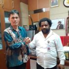 Ketua DPW Relawan DJM 1 Kali Lagi Propinsi Sulawesi Utara James Tuju bersama Lenis Kogoya di Istana Negara Jakarta