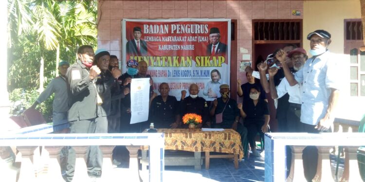 LMA Nabire Nyatakan Sikap Dukung Penuh Lenis Kogoya Jadi Wagub Papua