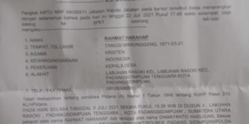 Pencemaran Nama Baik, Kepala Desa Laporkan Warganya Ke Kantor Polisi
