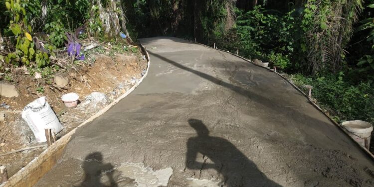 Pekerjaan Proyek Jalan Pertanian Desa Sihuik-huik Dipertanyakan Warga